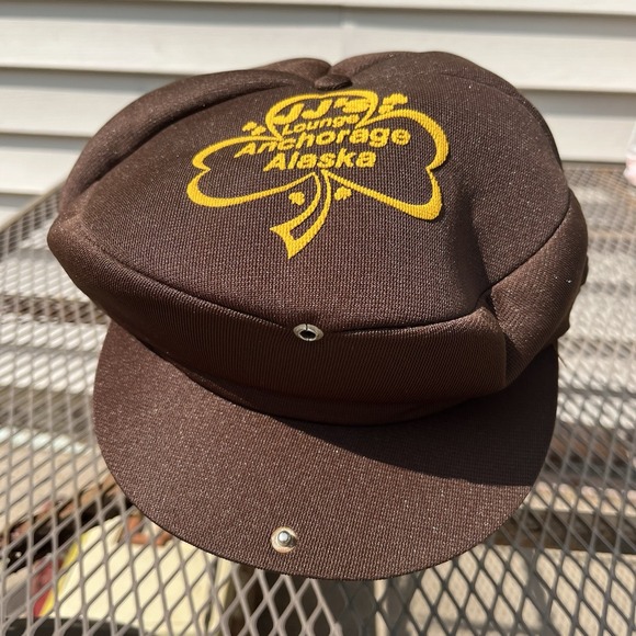 Vintage JJ's Lounge‎ Bar Hat Anchorage Alaska Beer Memorabilia Beret Cap - Picture 2 of 7
